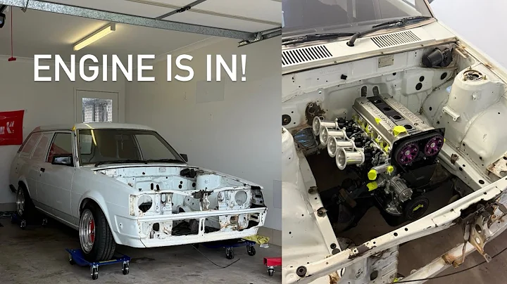 Finally Putting The Engine In My Toyota Corolla Panel Van!
