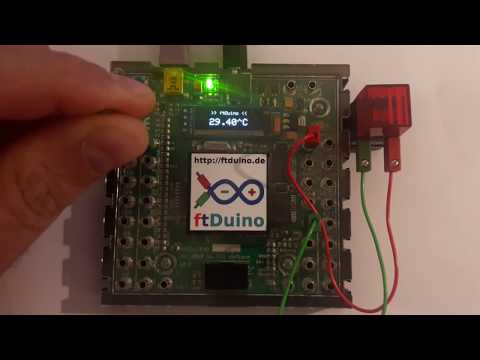 ftDuino mit eingebautem OLED-Display