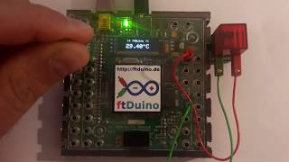 ftDuino mit eingebautem OLED-Display