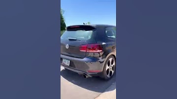 Mk6 gti muffler and resonator delete (stock downpipe)