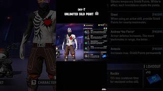 DAY-7🚀☠️ UNLIMITED SIELD POINT🥵💀#viral #shortviral #gaming