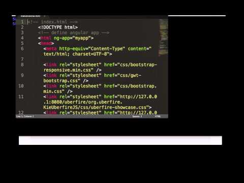 Angular App + Uberfire  Full Distribution 1/2