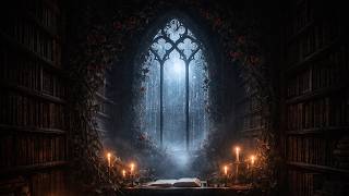 You're Reading in a Vampire's Gothic Library 🕯️ | Dark Academia Ambience | 90 Minutes | Sablethorn