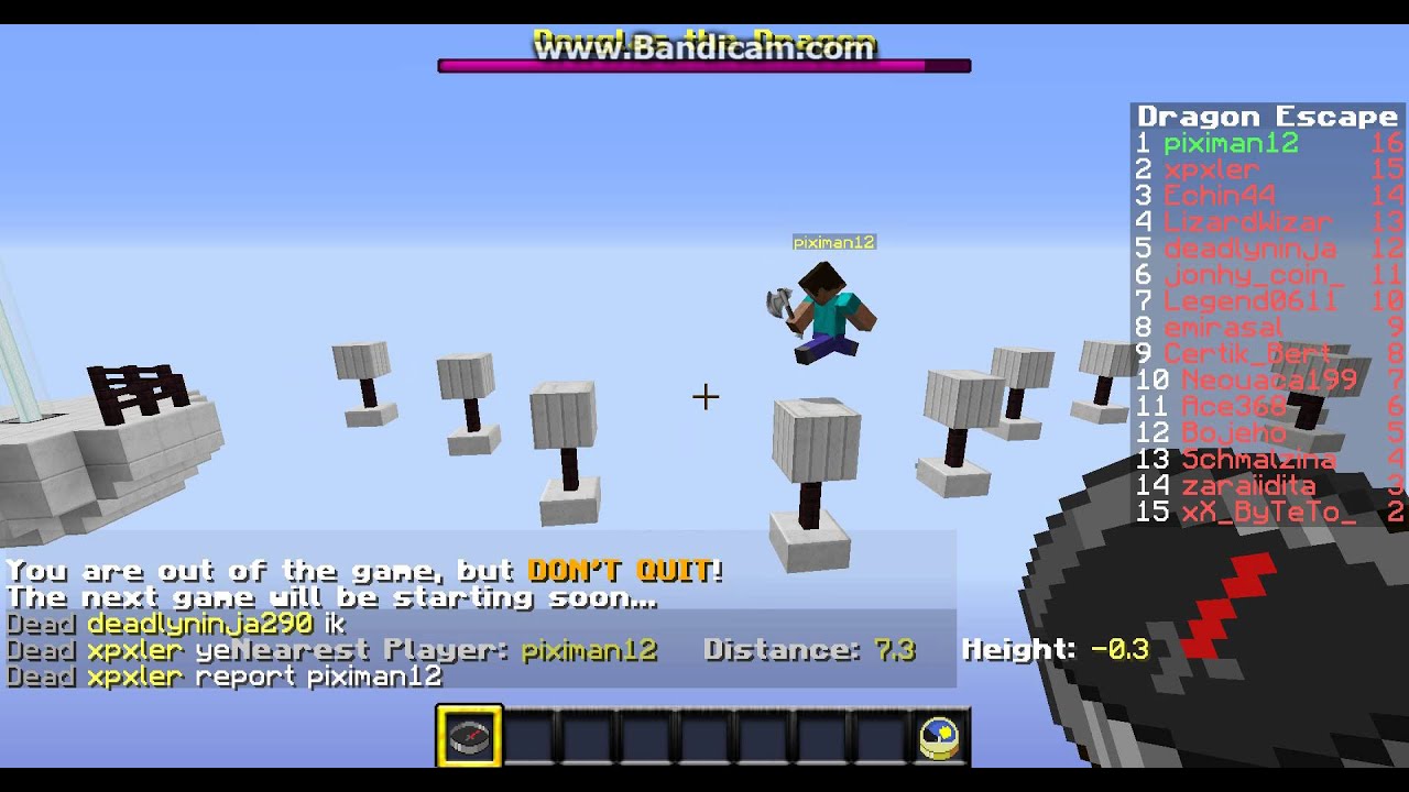 [Hacker Report] Mineplex EU Server | Dragons Escape [piximan12]