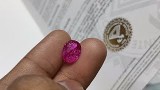 Best Quality Of Old Burma Ruby With IGI Lab report |Deep Red Colour Of Burma Ruby 100% Powerful ruby Net Worth