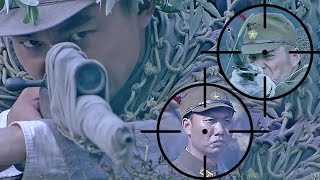 【抗日電影】共軍被日軍瘋狂打壓，小隊狙擊手一槍一個大佐，共軍成功脫離險境！！ 抗日丨Kung Fu