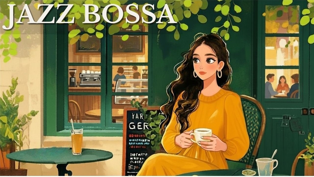 Sunny Spring Café ☕ Soft Bossa Nova & Smooth Jazz for a Relaxing Afternoon