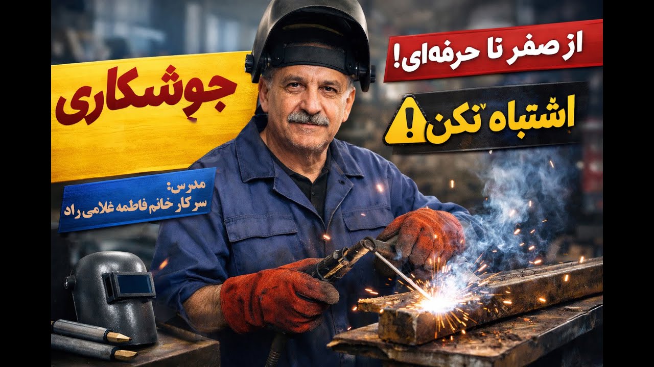 درس جوشکاری: اصول اتصال مواد به زبان ساده (جلسه اول)