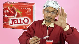 Tribal People Try JellO for the first time