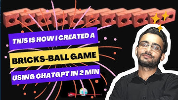 Bricks Breaker game using ChatGPT in under 2 minutes in Python | #chatgpt  | #openai  | ProjectGuru
