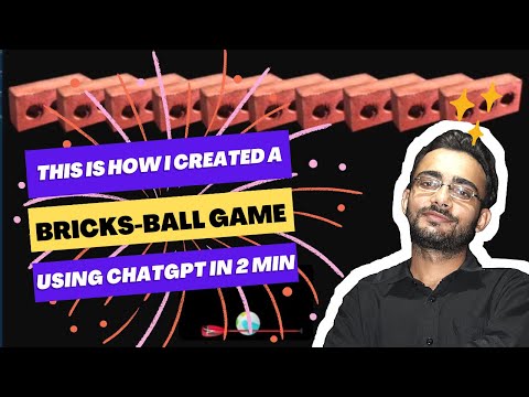Bricks Breaker game using ChatGPT in under 2 minutes in Python | #chatgpt  | #openai  | ProjectGuru