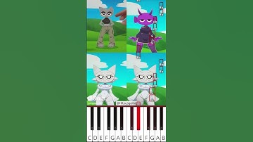 Who is the better? Incredibox Sprunki Animated Series (@Hitocagame) - Octave Piano Tutorial
