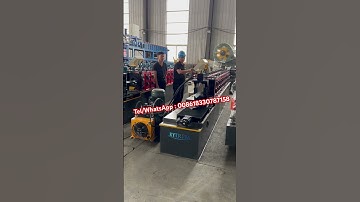 Stud and truck light keel u profile ceiling channel making machine u brace roll former