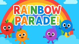 Rainbow Parade! | Happy Bunney—Nursery Rhymes 🌈 | Learn Colors with Music &amp; Dance