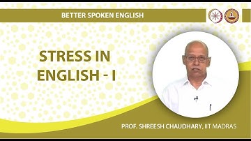 Stress in English I