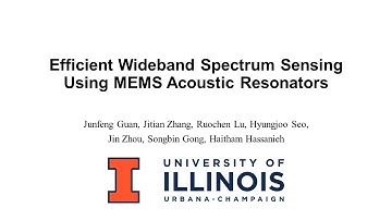 Efficient Wideband Spectrum Sensing Using MEMS Acoustic Resonators [NSDI 2021]