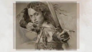 Женские образы карандашом - Female images in pencil