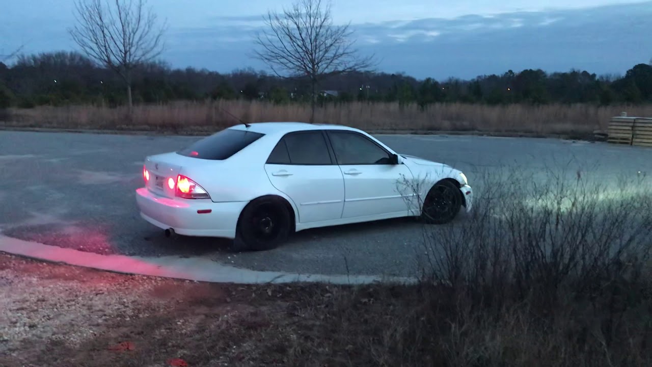Straight pipe Lexus is300 donuts YouTube