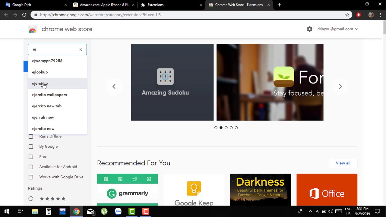 H ng d n d ng ti n ch ejoy english trong google chrome youtube