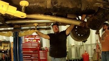 Flo-Pro 4" exhaust DPF delete install PT2