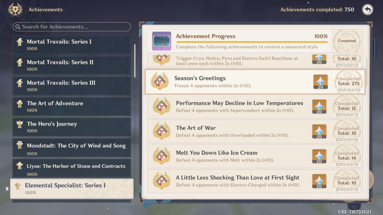 Season's Greetings Genshin Impact Achievement Guide YouTube