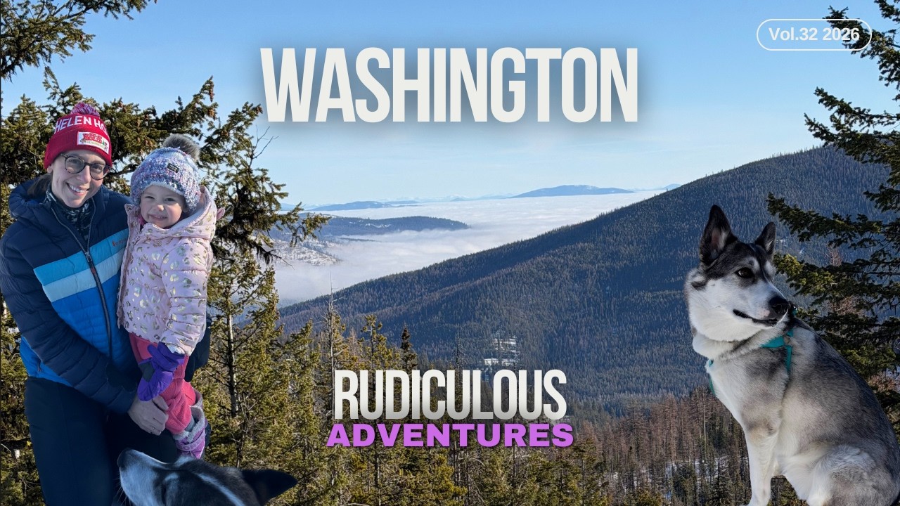 Rescue Husky’s First Snow Hike | Colville National Forest | Rudiculous Adventures