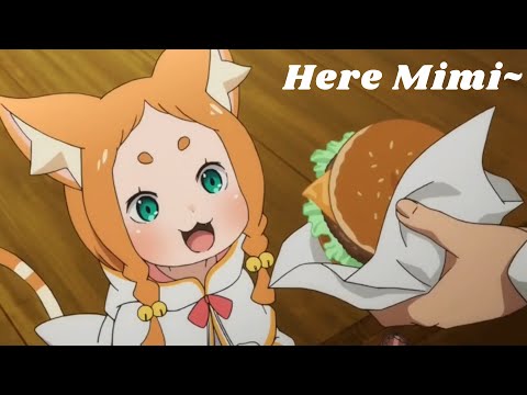 Here Kitty you can has cheezburger, Mimi version from Re Zero