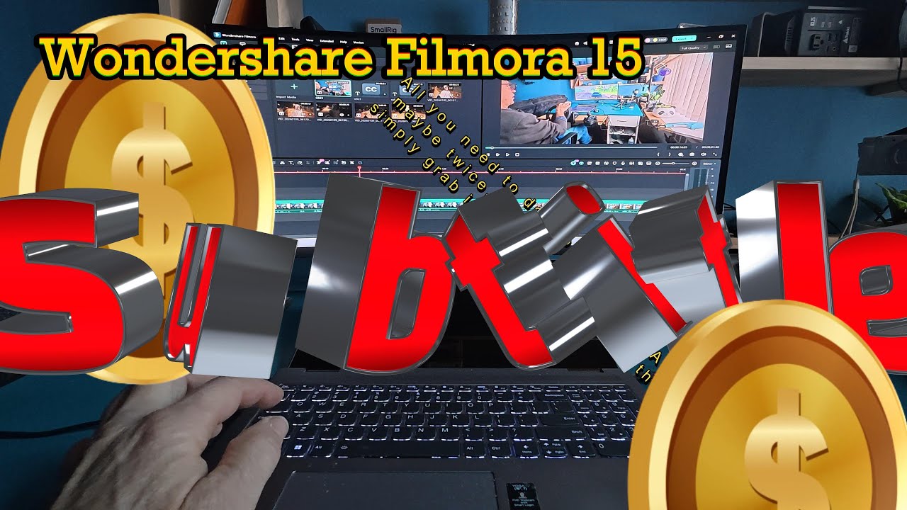 Wondershare Filmora 15 Alternative subtitle way