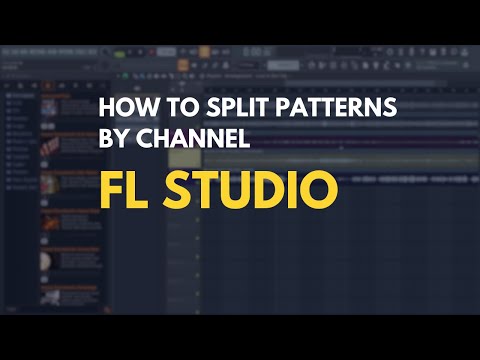FL Studio 21 | How to split patterns by channel | FL Studio