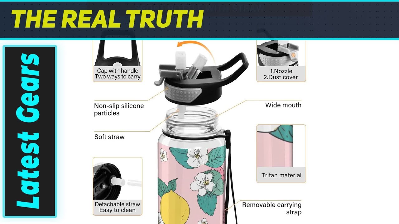 Спортивная бутылка Bolaz объемом 32 унции: превосходное увлажнение и стиль!