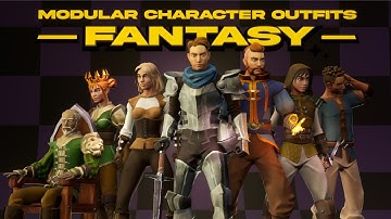 Modular Character Outfits - Fantasy 3D Asset Kit