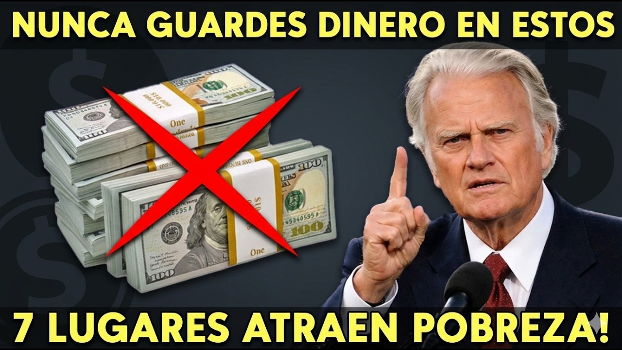 Guardar DINERO en estos 7 LUGARES de tu Casa ATRAEN POBREZA. ¡Ten Cuidado! | Billy Graham