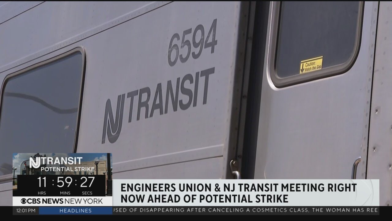 NJ Transit, rail engineers back to negotiating table ahead of strike deadline