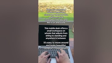 Rolling Sit-Stand Desk for Home, Craft, or Classroom #rollingdesk