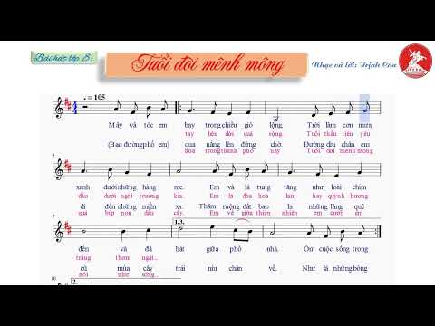 Video Tuổi đời mênh mông| bài hát lớp 8| có lời - youtube