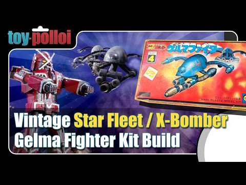 Vintage Star Fleet / X-Bomber Gelma fighter kit build - Toy Polloi
