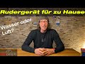 Rudergerät - Das ideale Sportgerät, um zu Hause fit zu bleiben und zu werden!