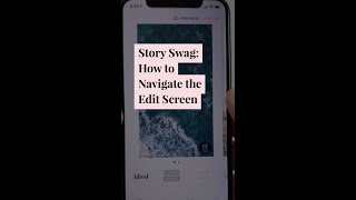Story Swag: How to Navigate the Edit Screen screenshot 2