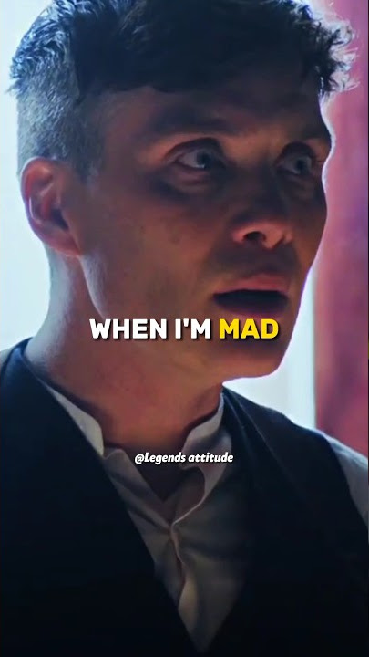 I'M QUIET WHEN I'M MAD 😈🔥~ Thomas Shelby 😎🔥~ Attitude status🔥~ Peaky blinders whatsApp status🔥