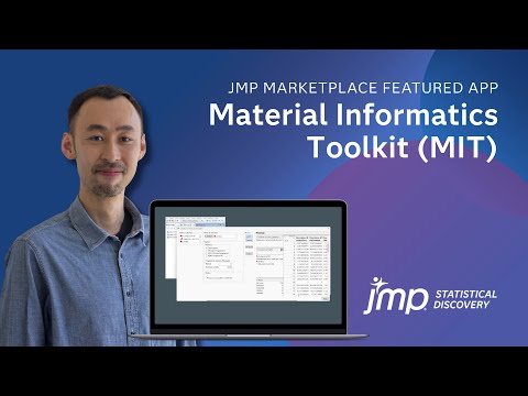 Material Informatics Toolkit Add-In for JMP - YouTube
