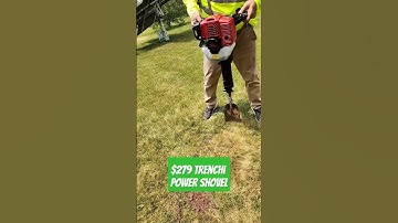 $270 powered Trenching Shovel review #trencher #powershovel #henelect #nj #jackhammer #2stroke #god