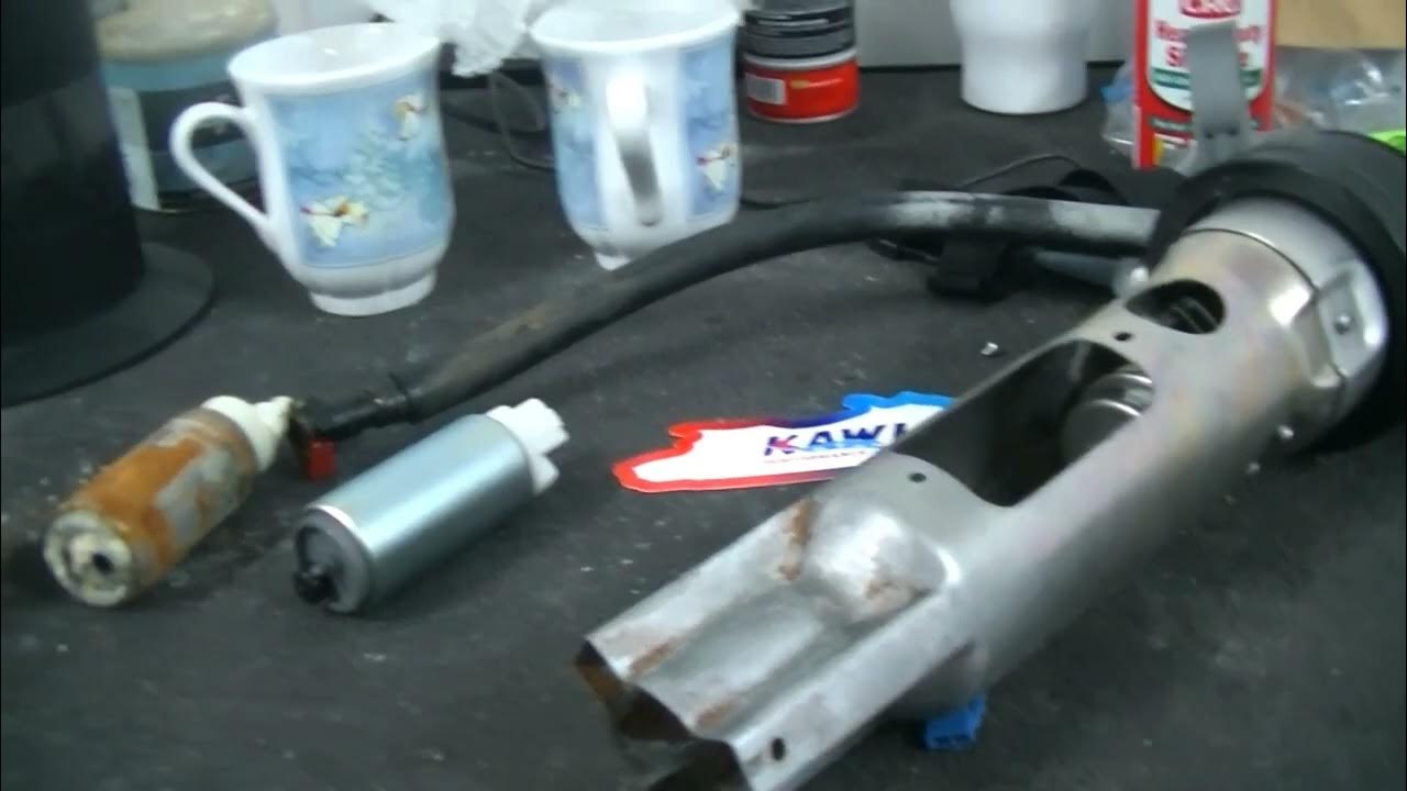 Flushing the fuel Tank and replacing the fuel pump in our 2013 STX 15F