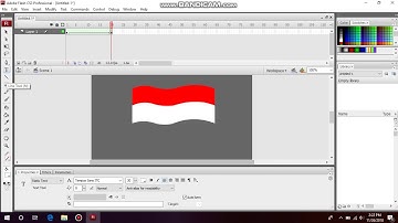 Tutorial Adobe Flash - Membuat Bendera Berkibar (Animasi Dasar)