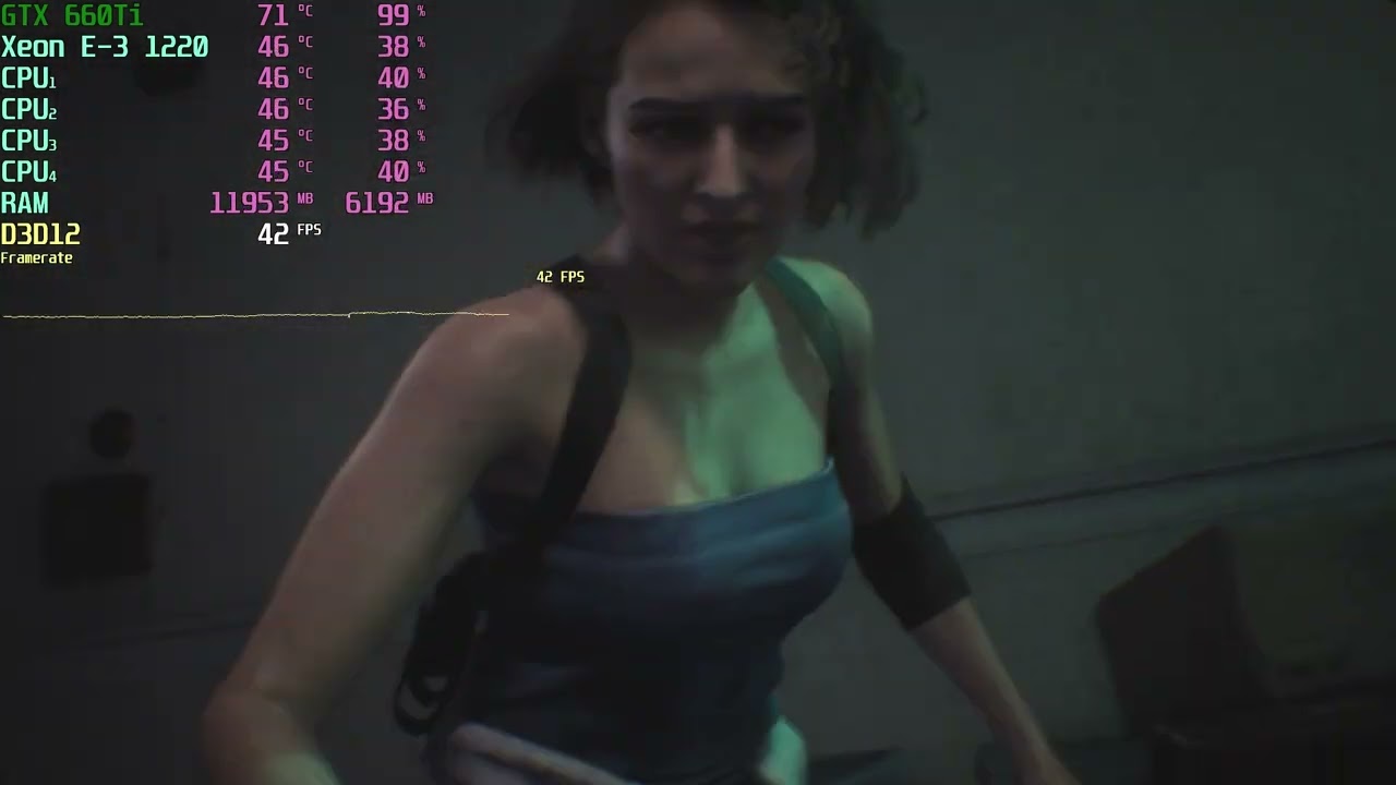 Тесты игр на E3-1220+GTX660Ti+8DDR3/1333