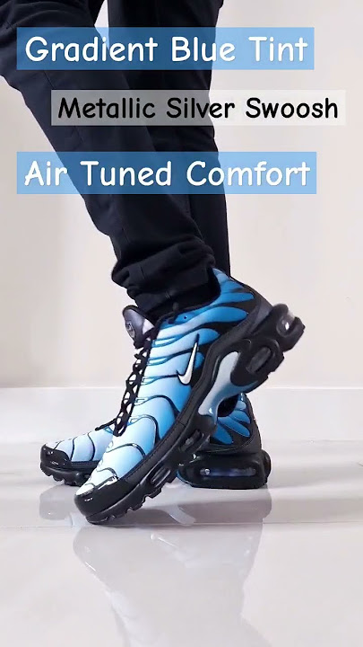 AMAZING! Nike Air Max Plus BLUE GRADIENT On Feet Review 