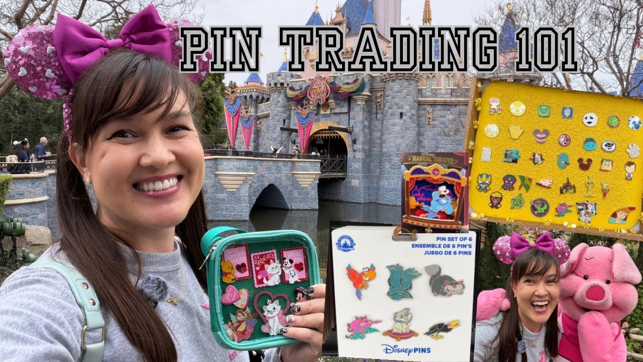Pin Trading 101! How do you pin trade at Disneyland?!