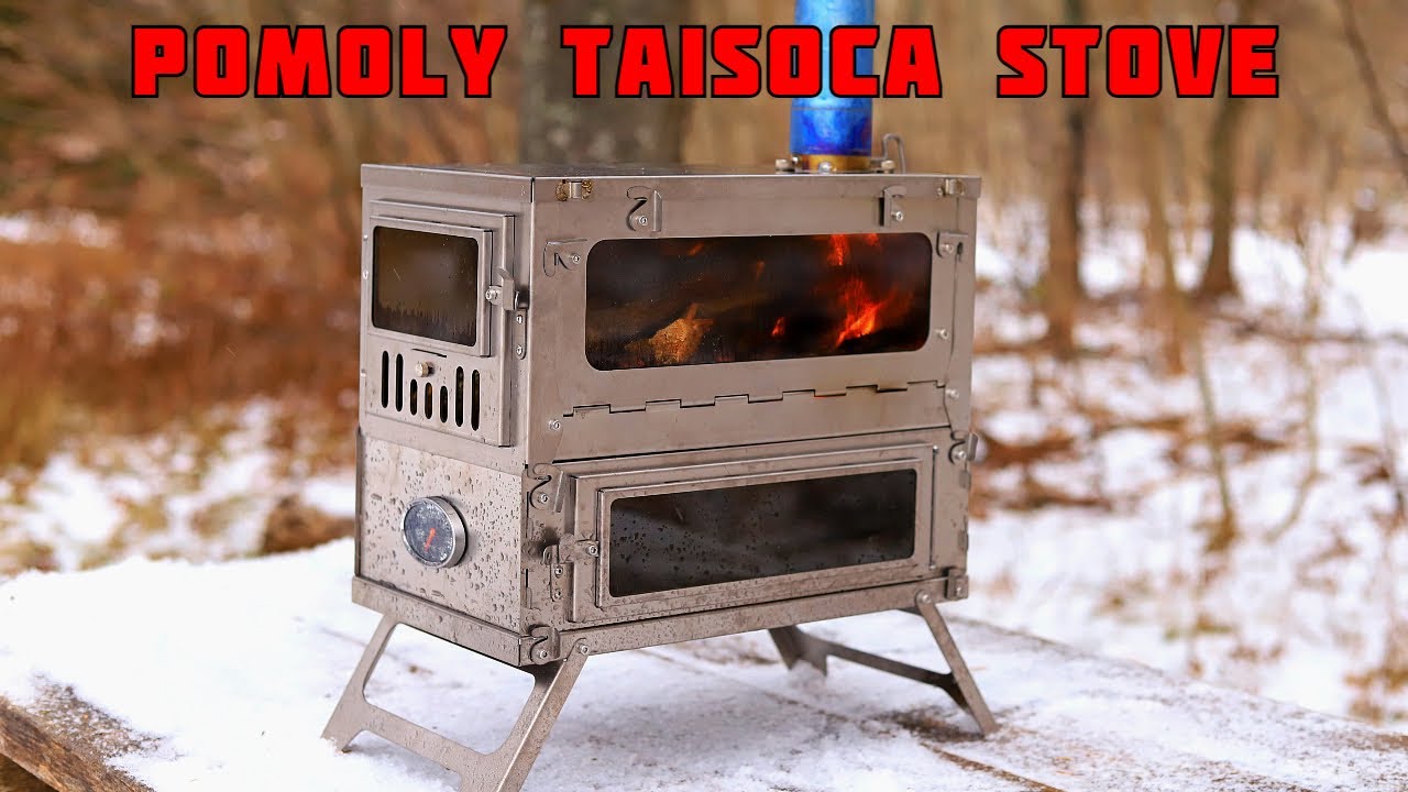 Pomoly Taisoca Stove For Hot Tent Camping - YouTube