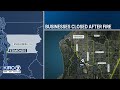 Edmonds mall fire closes several businesses