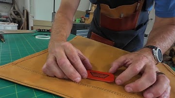 Waxed Canvas Firewood Carrier Build 8 17 2025