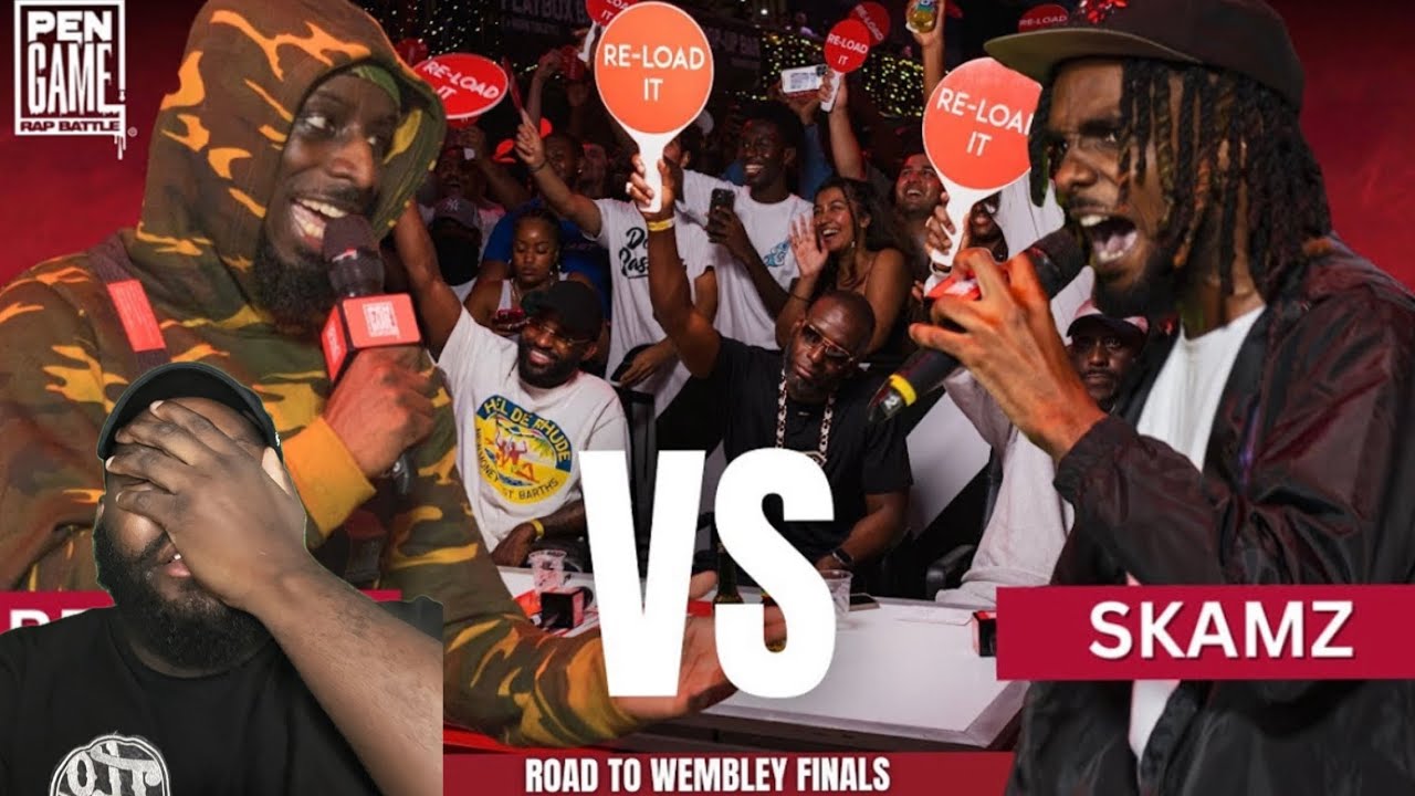 CHICAGO DUDES REACTION TO REN DMC vs SKAMZ | PenGame Rap Battle 2024